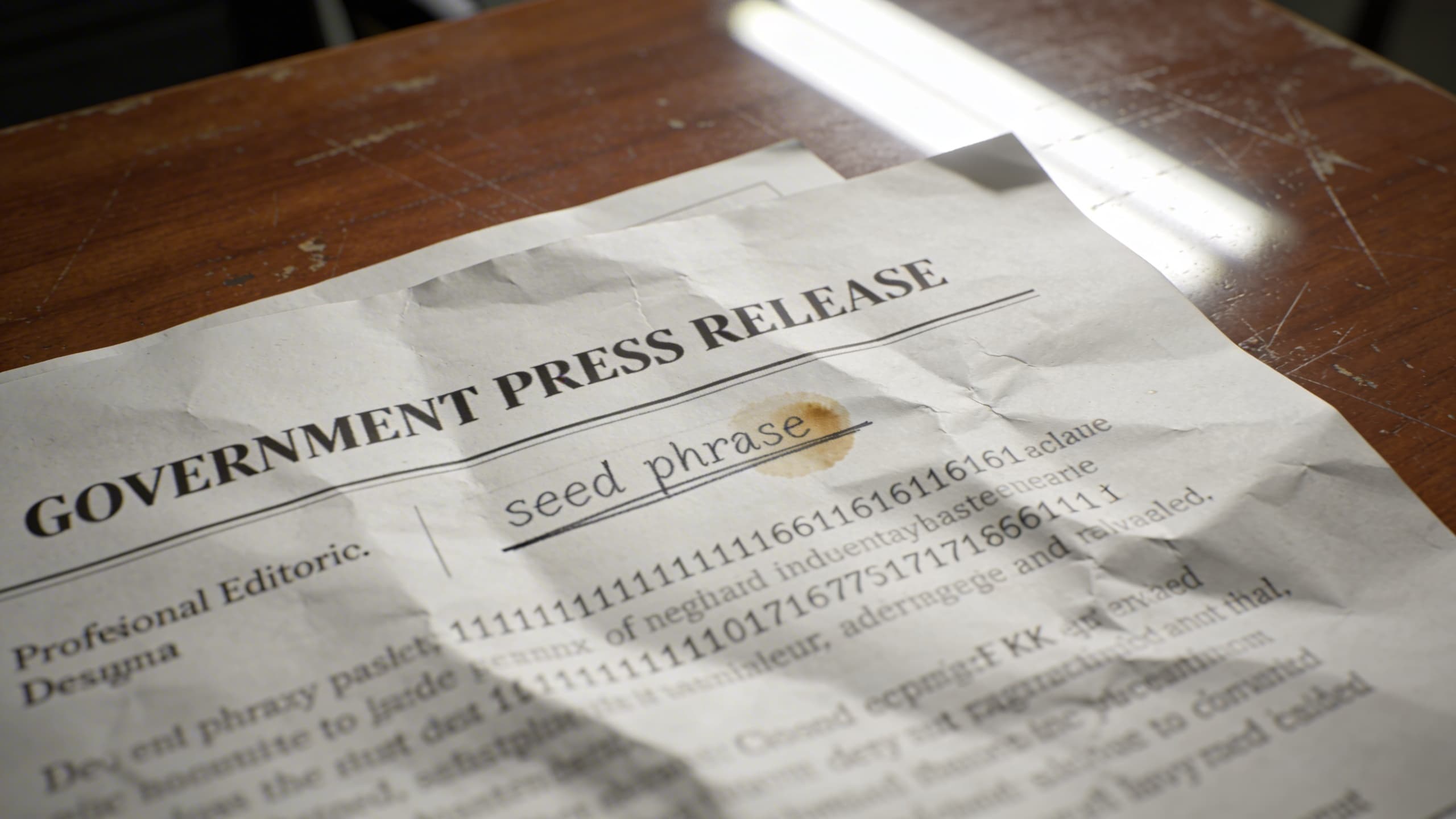 Sør-Korea publiserte seed phrase i pressemelding — krypto stjålet på minutter